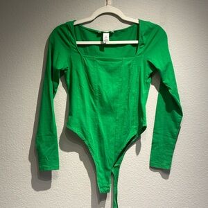 H&M Green Bodysuit